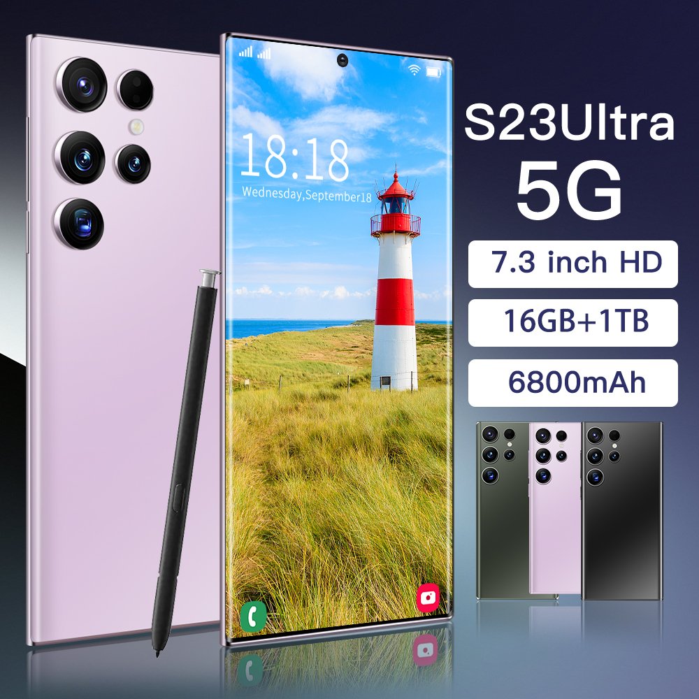 Best selling 0riginal galaxy S23 Ultra 5g Android Cell Phone Drop Shipping Global 6.8 Inch Big Screen Unlocked Mobile Phones